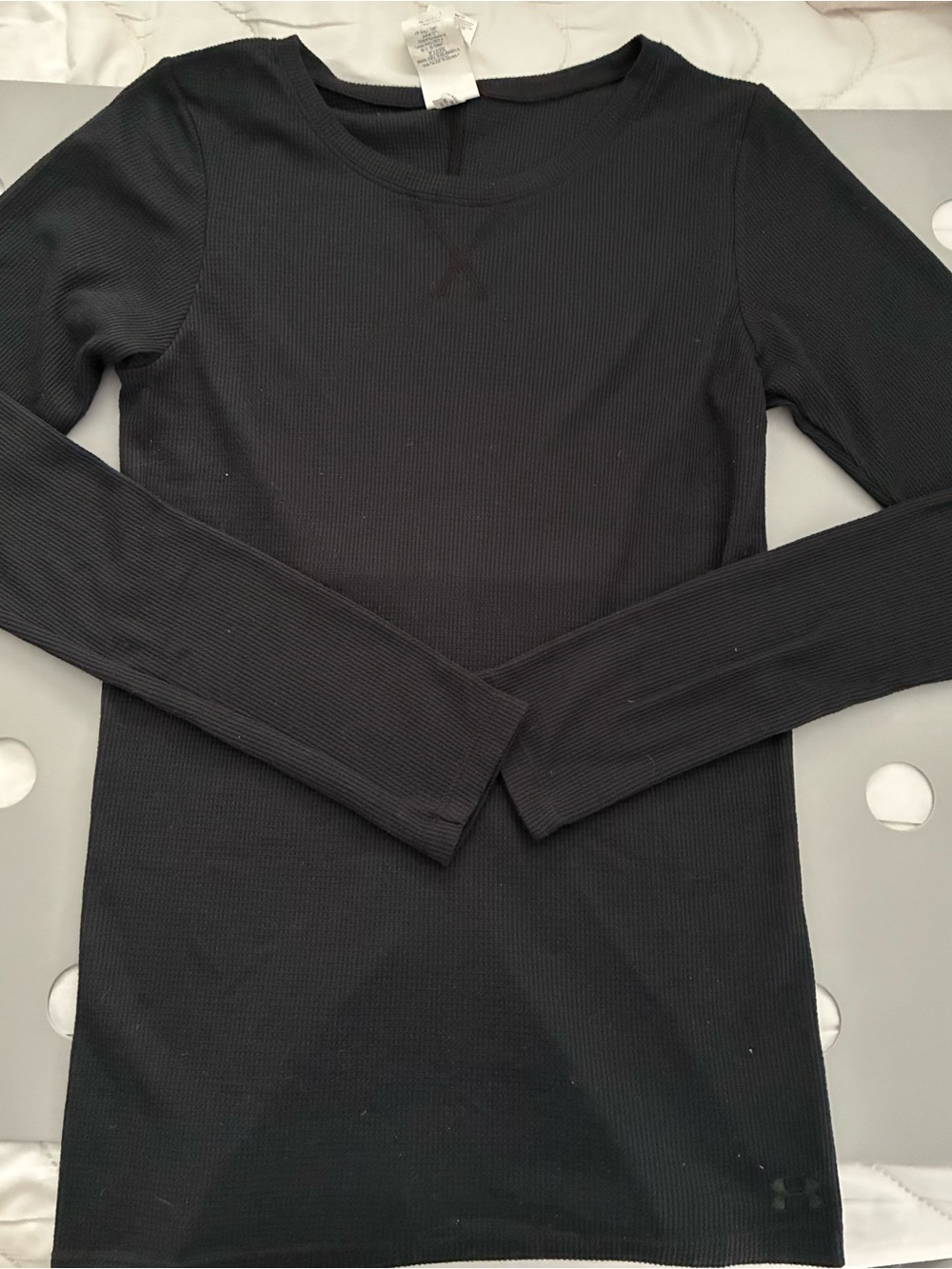 Under Armour AllSeasonGear Cozy Waffle Long-sleeve Fitted Tee